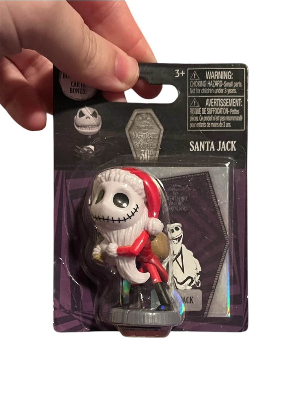 Santa Jack Figure in Holiday Outfit